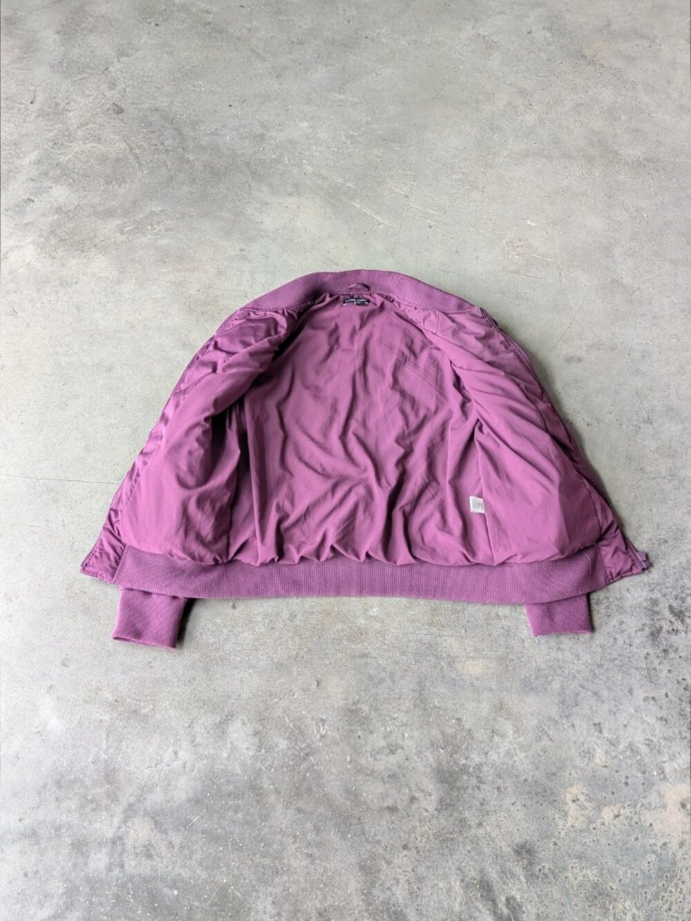 Universal Standard Purple Quilted Sophia Puffer Bomber Jacket size US 10/12 - Picture 5 of 9